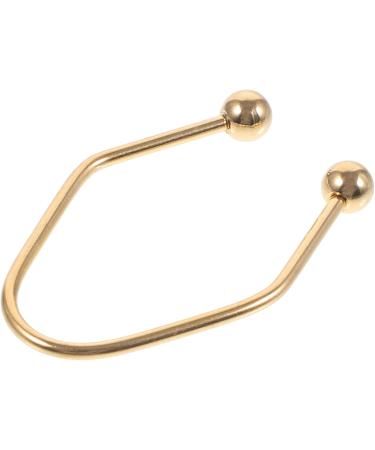 FOMIYES 2pcs Dimple Trainer Jaw Trainer Hairpin Facial Care Exerciser Play Stainless Steel 4.00X2.50X0.50CMx2pcs Goldenx2pcs - Buy Online on GoSupps.com