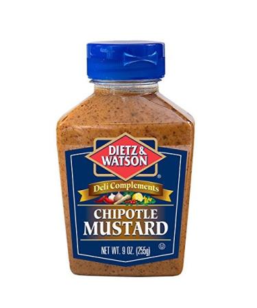 Dietz & Watson, Deli Compliments, Chipotle Mustard, 9oz Bottle (Pack of 2)