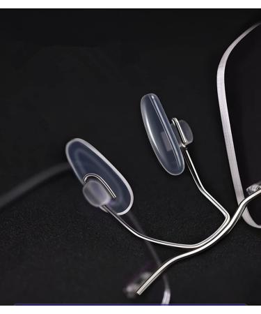 NLQHOPTS 5 Pairs Push in Glasses Nose Pads Eyglasses Soft Silicone 14mm Nose Piece Nose Bridgre Pads Anti Slip Nose Guard for Eyeglass Sunglasses - Buy Online on GoSupps.com