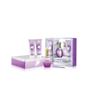 NEW BRAND PERFUMES Lor by New Brand for Women - 4 Pc Gift Set 3.3oz EDP Spray 4.3oz Shower Gel 4.3oz Body Lotion 0.5oz EDP Spray