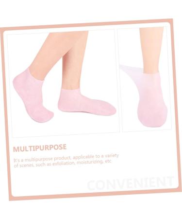 minkissy 8 Pairs Exfoliating Moisturizing Socks Non Socks Silicone Socks Foot Care Spa Socks Cracked Heel Lotion Pumps High Heels for Women Foot Protective Socks Elastic Sebs Miss Dry Skin - Buy Online on GoSupps.com