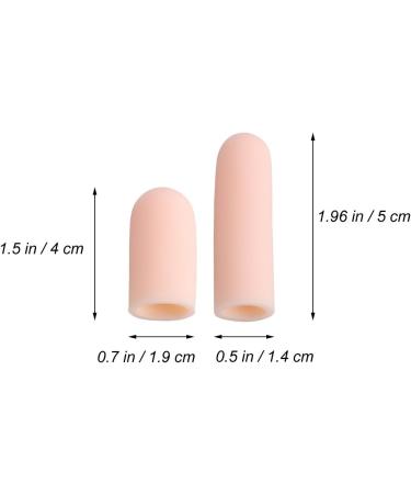 ULTNICE 10pcs Silicone Toe Tube Finger Sleeve Separators for Cracked Skin Corn & Blister Relief - International Shipping Available - Buy Online on GoSupps.com