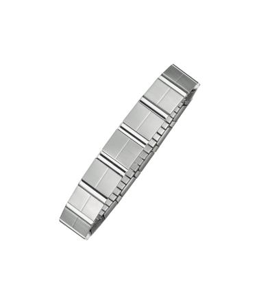 Magnetix wellness flexi magnet hardship i magnetic jewelry silver color in matt gloss design i always fits even with swollen wrists