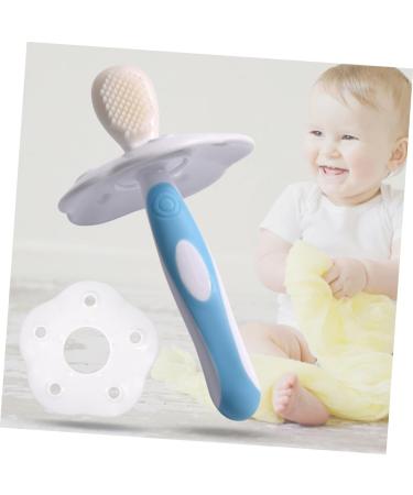 Buy Gatuida Silicone Baby Training Toothbrush | Soft Bristles for Milk Teeth | Children's Blue Toothbrush | 1 Pack - Buy Online on GoSupps.com