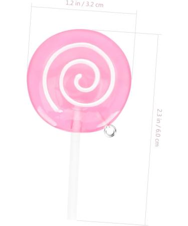 VINTORKY 6pcs Lollipop Model Kids Toy Mini Lollipops Embellishments Diy Lollipops Pendant Fake Lollipops Lollipop Props Wall Decor Christmas Candy Cane Toys Supplies Plastic Child Dessert - Buy Online on GoSupps.com