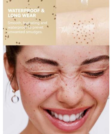 Stylo Taches de Rousseur - Longue Dur e Imperm able l'eau S chage Rapide Peau Vivante Taches de Rousseur Marquage Maquillage Naturel R aliste Faux Taches de Rousseur Maquillage (#1 1g) - Buy Online on GoSupps.com
