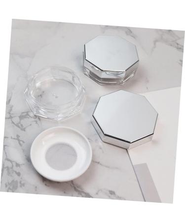 LIFKOME Loose Powder Holder 2 Sets Octagonal Loose Powder Box Baby Holder Powder Puff Loose Powder Cases Cosmetic Rack Portable - Buy Online on GoSupps.com