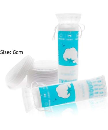 Portable Cleansing Cotton 100pcs Soft Pure Cotton Facial Pads Soft Cotton Round Cleansing Pads Dual Sides Allowing Surface Use Cotton Pads Soft Comfortable (Color : White Size : 6cm) 6cm White - Buy Online on GoSupps.com