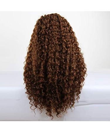 Sunnybluee Fantasy Beauty Black Water Wave Synthetic Lace Front Wig | Heat Resistant Loose Curly Half Hand-Tied Wigs with Baby Hair #30 - Shop Internationally - Buy Online on GoSupps.com