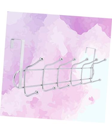 Alipis 6 Hanger Home Rack Storage Organizer Cabinet Clothes Stainless Door Hooks for Steel Hook Kitchen medium As Shown - Buy Online on GoSupps.com