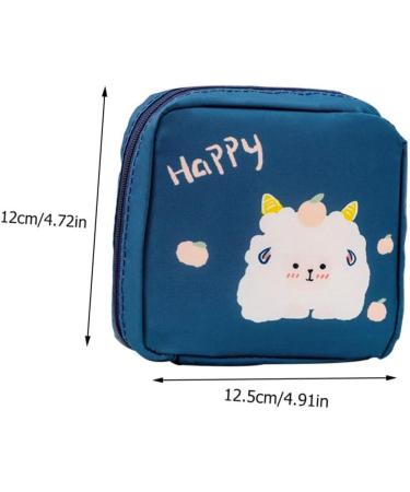 2pcs Napkin Storage Bag Zippered Wallets for Women | Mini Wallet & Makeup Bag Set | Large-capacity Menstrual Pad Pouch Coin | Ladies Wallets & Coin Purse - Buy Online on GoSupps.com