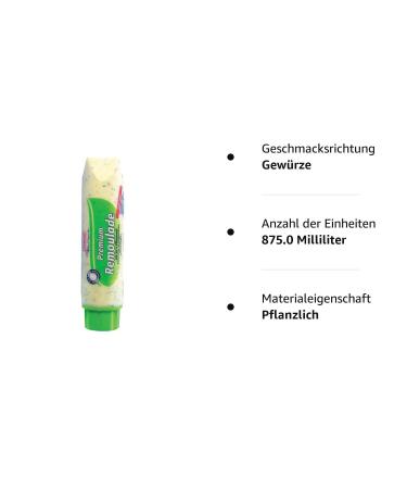 Buy Homann Premium Remoulade 875 ml | Authentic German Sauce for International Shipping | Gourmet Condiment - Buy Online on GoSupps.com