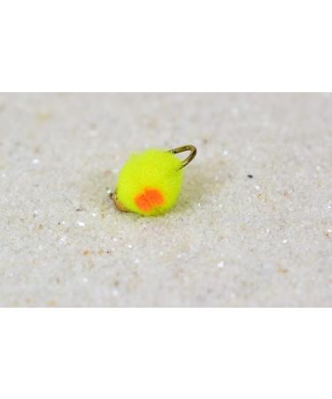 Tungsten Bead Egg Fly Assortment | Trout Fishing Flies Mustad Signature Hooks | 18 ct Multi Color Pack in Pink, Peach, Chartreuse - Buy Online on GoSupps.com