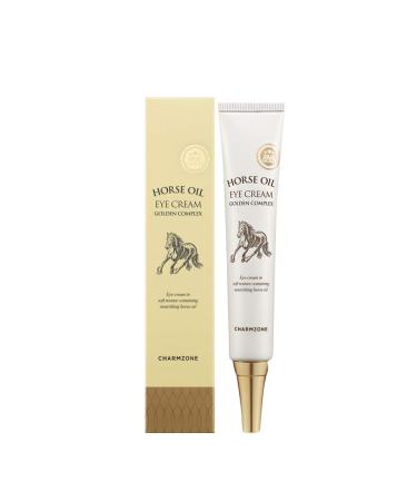 Charmzone Mayu Horse Oil and Gold Intense Moisturizing Nourishing Rich Eye Cream Golden Complex Gift for All Skin Type (30ml/1.01 fl.oz) Pack of 1
