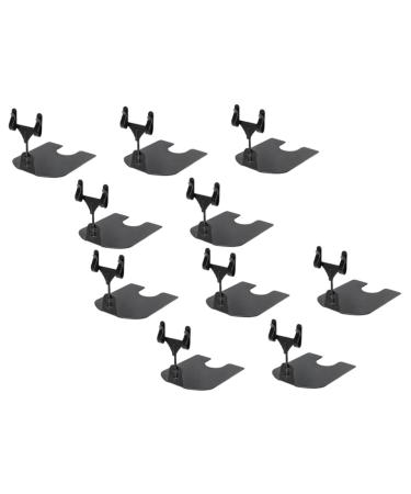 Stobok 10 pieces display panel holder Clamping Rack Rack advertising clip desk signstore advertising display clip day daily display holder label stand label holder black 1 piece (1 Pack)