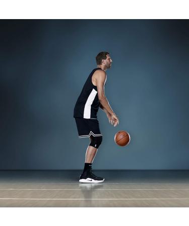 Bauerfeind Sports Knee Support NBA - Officially Licensed Basketball Brace - Omega Gel Pad - Large Black - Buy Online on GoSupps.com