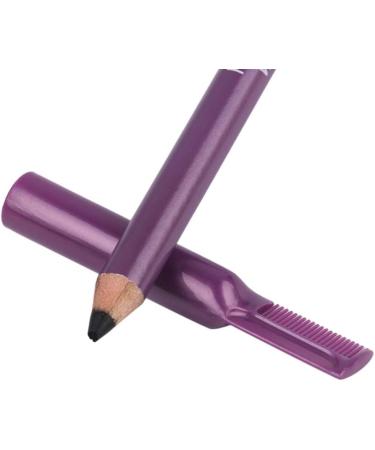 Kcabrtet Hard Tip Eyebrow Pencil with Eyebrow Comb 2 in 1 Waterproof Sweatproof Long Lasting Non-dizzy Eyebrow Pencil Pen with Brush(01) - Buy Online on GoSupps.com