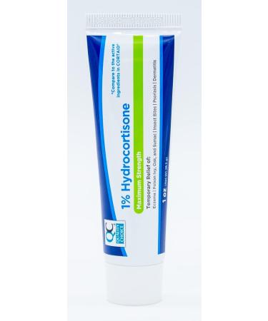 Quality Choice 1% Hydrocortisone Cream Max Strength 1 Oz (Pack of 3) - Compare to CORTAID Max Strength - Buy Online on GoSupps.com