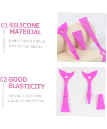 WOFASHPURET 3pcs Eyeliner Eyeshadow Baffle Silicone Molds Lash Supplies Women Eyeliner Miss Cosmetic - Buy Online on GoSupps.com