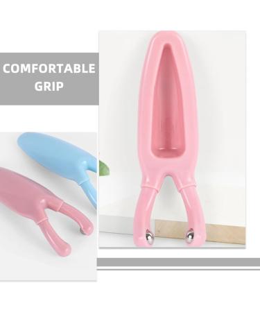 NOLITOY Nose Massager Y Shaped Nose Scraper Face Massaging Tool Skin Relaxing Massager Eyes Facial Gua Sha Massager Pink - Buy Online on GoSupps.com