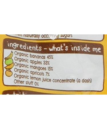 Ella's Kitchen Organic Fruit Smoothie - The Yellow One 5 x 90g - Buy Online on GoSupps.com
