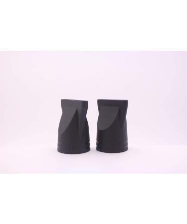 2PCS Black Plastic Salon Hair Dryer Nozzle Replacement Narrow Concentrator Blow Dryer Attachment for Outer Diameter 4.2cm-4.6cm - Buy Online on GoSupps.com