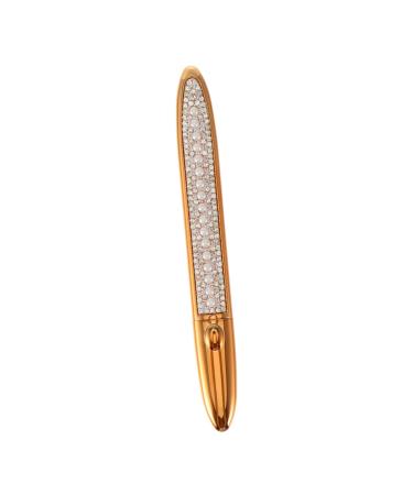 Outanaya Non Magnetic Eyeliner Self Adhesive Mascara Eyeliner Pencil Makeup Tools Neck Masks Cosmetic Tools Make up Paste Drill 1 count (Pack of 1) Golden