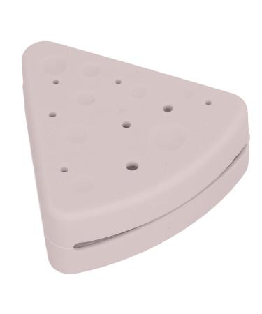 Triangle Powder Puff Storage Box | Portable Breathable Silicone Makeup Sponge Holder | Travel-Friendly | Chocolate Color - Buy Online on GoSupps.com