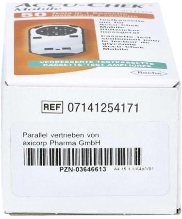 Buy Accu-Chek Mobile Test Cassette 50 ST - Fast International Shipping | Reliable Diabetes Testing - Buy Online on GoSupps.com