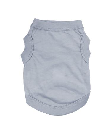 Amfirst clothes for small dogs dog t-shirts for small dogs soft sweet dog hirts summer sleeveless breathable tea go outdoors m gray