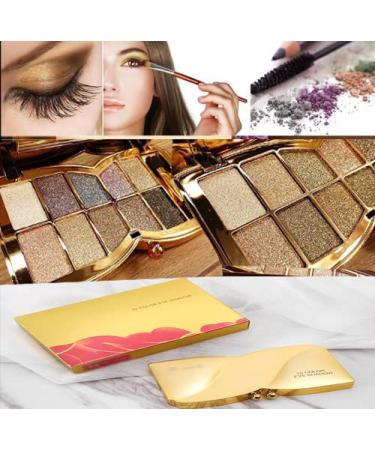 10 Color Glitter Eyeshadow Palette - Highly Pigmented, Long Lasting, Waterproof - Professional Nude Makeup Set for Women - Buy Online on GoSupps.com