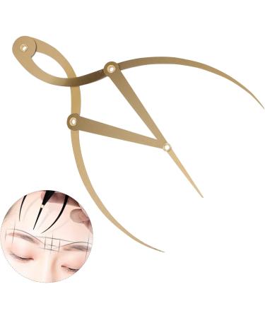 FRCOLOR 1pc Eyebrow Positioning Ruler Eyebrow Mapping Ruler Eyebrow Tattooing Positioning Ruler Appliance 1 count (Pack of 1) Golden - Buy Online on GoSupps.com