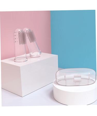 Homsfou 20 Sets Silicone Finger Brushes for Toddlers | Travel Toothbrush for Children | Baby Toothbrush for Milk Teeth Care | 1 Pack Transparent - Buy Online on GoSupps.com