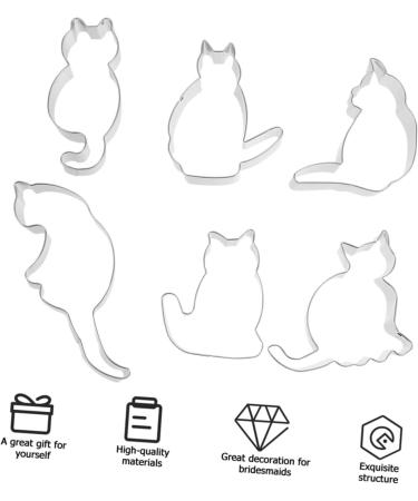 Milisten 18 Pcs Dinosaur Cookie Cookie Molds Cat Cake Mold Biscuit Mold Muffin Cake Stencil Metal Dies Biscuit Bathroom Jars Die Cutting Rice Ball Stainless Steel 13.5X5.6CMx3pcs Silverx3pcs - Buy Online on GoSupps.com