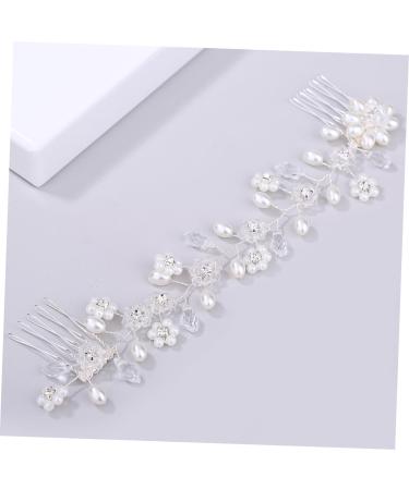 FRCOLOR Bridal Comb Pearl Hair Clip Side Hair Comb Hair Accessories for Women Bridal Hair Clip Hair Clips for Women Headwear for Women Hair Combs Tiara Wedding Hair Pin - Buy Online on GoSupps.com