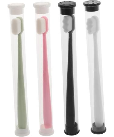 Minkissy 12 pcs Soft Toothbrush Set | Extra Soft Natural Bristles for Sensitive Gums | Travel-Friendly Aesthetic Toothbrushes for Adults | Perfect for Camping & Daily Use - Buy Online on GoSupps.com
