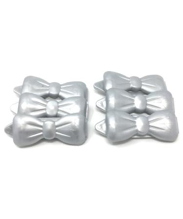 Mini Hair Clip for Pets Hair Accessories Dog Hair Clip 6 Pieces Hair Clips Silver 24