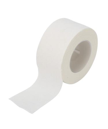 Catheter Fixation Tape, 5m / 16.4ft Reliability Adhesive Wrap Tape for Heavy Dressings Needles, Catheters(White 2.5cm*5m (1 roll))