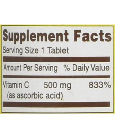 Mason Natural Vitamin C 500 mg - 100 Tablets | Immune Support & Antioxidant - Buy Online on GoSupps.com