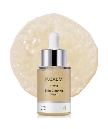 P.CALM Skin Clearing Serum Garlic Extract & TXA for Soothing and Evening Skin Tone Korean Garlic Serum (30ml / 1.01 fl.oz)