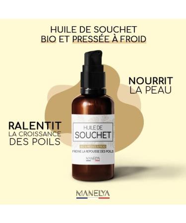 Organic Hair Remover Oil 50ml - Hair Growth Maintenance - Hair Care in Amber Glass Bottle with Spray - International Shipping Available - Buy Online on GoSupps.com