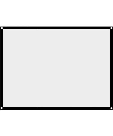 Portable 72-Inch Canvas Beamer Screen | Foldable Projector Canvas for Home Cinema | 60-100 Inch Projection Surface - Buy Online on GoSupps.com