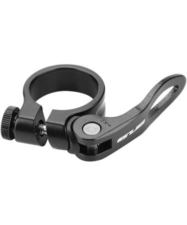 Aluminum Alloy Quick Release Bike Post Clamp for 27.2/28.6mm Seat Post - Black - Buy Online on GoSupps.com