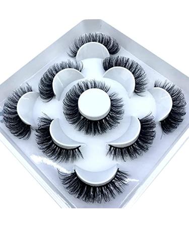 HBZGTLAD Soft Mink Lashes - 5 Pairs Fluffy Wispy False Eyelashes for Dramatic Makeup (ML83) - Shop Internationally - Buy Online on GoSupps.com