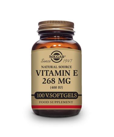 Solgar Vitamin E Naturally Sourced 268 mg (400 IU) 100 Softgels