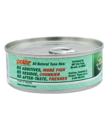 MW Polar Chunk Light Tuna in Water 5oz (Pack of 12) - Wild Caught & Sustainable | Dolphin Safe & Gluten Free - Easy Open Can - Buy Online on GoSupps.com