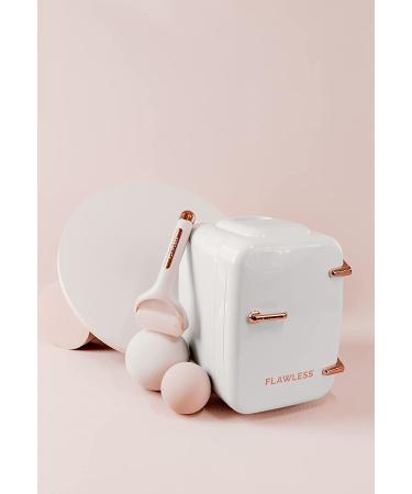 Finishing Touch Flawless Mini Beauty Fridge - White 4L | Skincare and Makeup Cooler - Buy Online on GoSupps.com