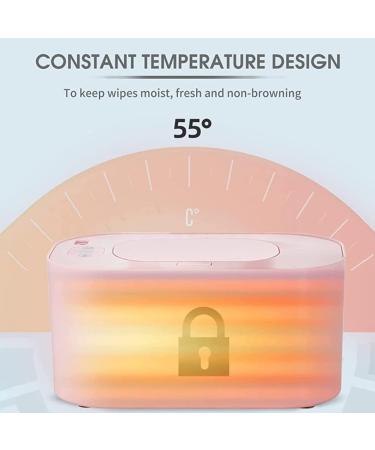 Wipe Warmer with Digital Display Large Capacity Wipes Dispenser 3 Modes of Temperature Heating Control Warms Quickly and Evenly Comfort and Safety Pink Style 1 - Buy Online on GoSupps.com