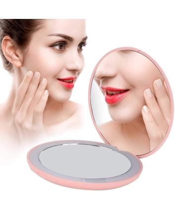 10X Magnification Portable Makeup Mirror - Folding Cosmetic Mirror for Home and Travel - Buy Online on GoSupps.com