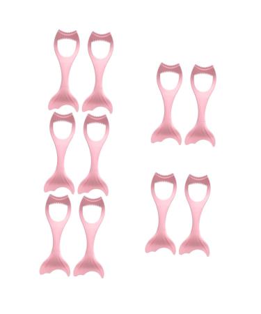 NOLITOY 10 Pcs Mascara Brush Eyeshadow Silicone Mold Makeup Women Cosmetics Lipstick Multifunction Miss